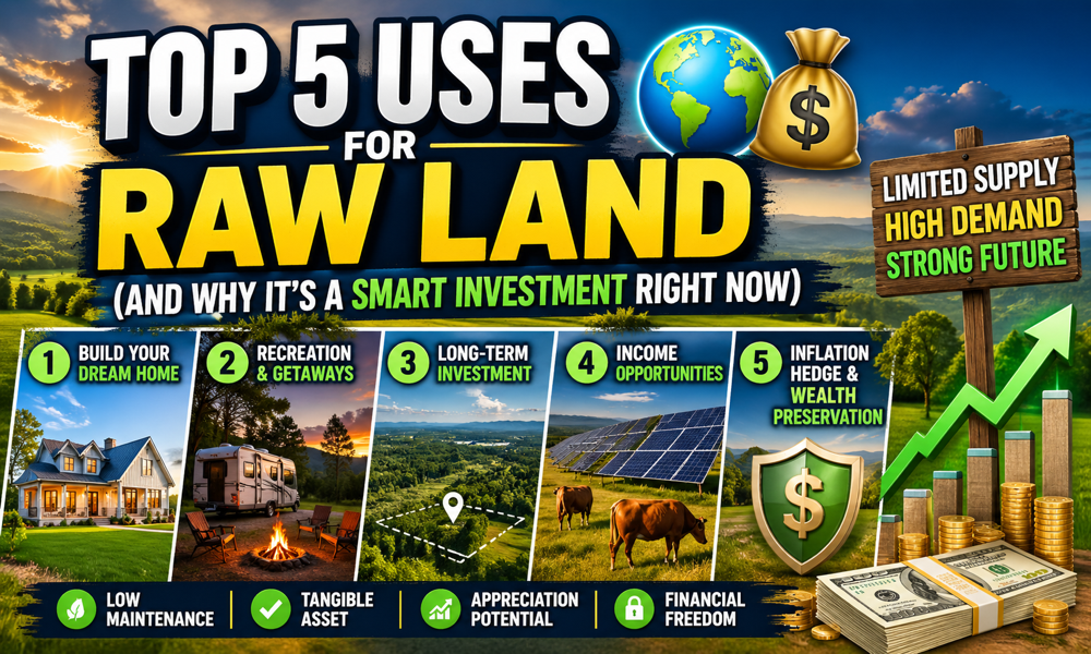 Top 5 Uses for Raw Land